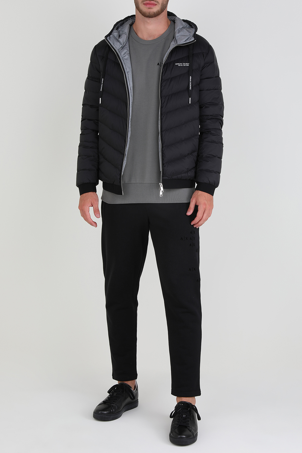 מעיל פאפר בצבע שחור